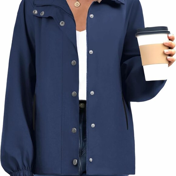 Versatile Women's Lightweight Rain Jacket with Hood - Perfect for Outdoor Fun - Picture 1 of 6